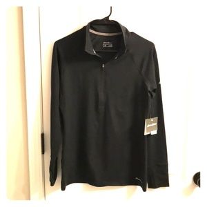 1/4 zip warm up shirt
